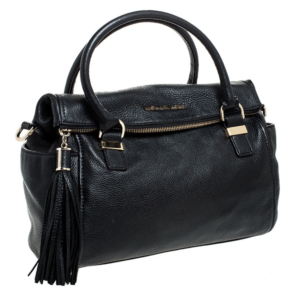 Michael Kors Black Leather Handbag